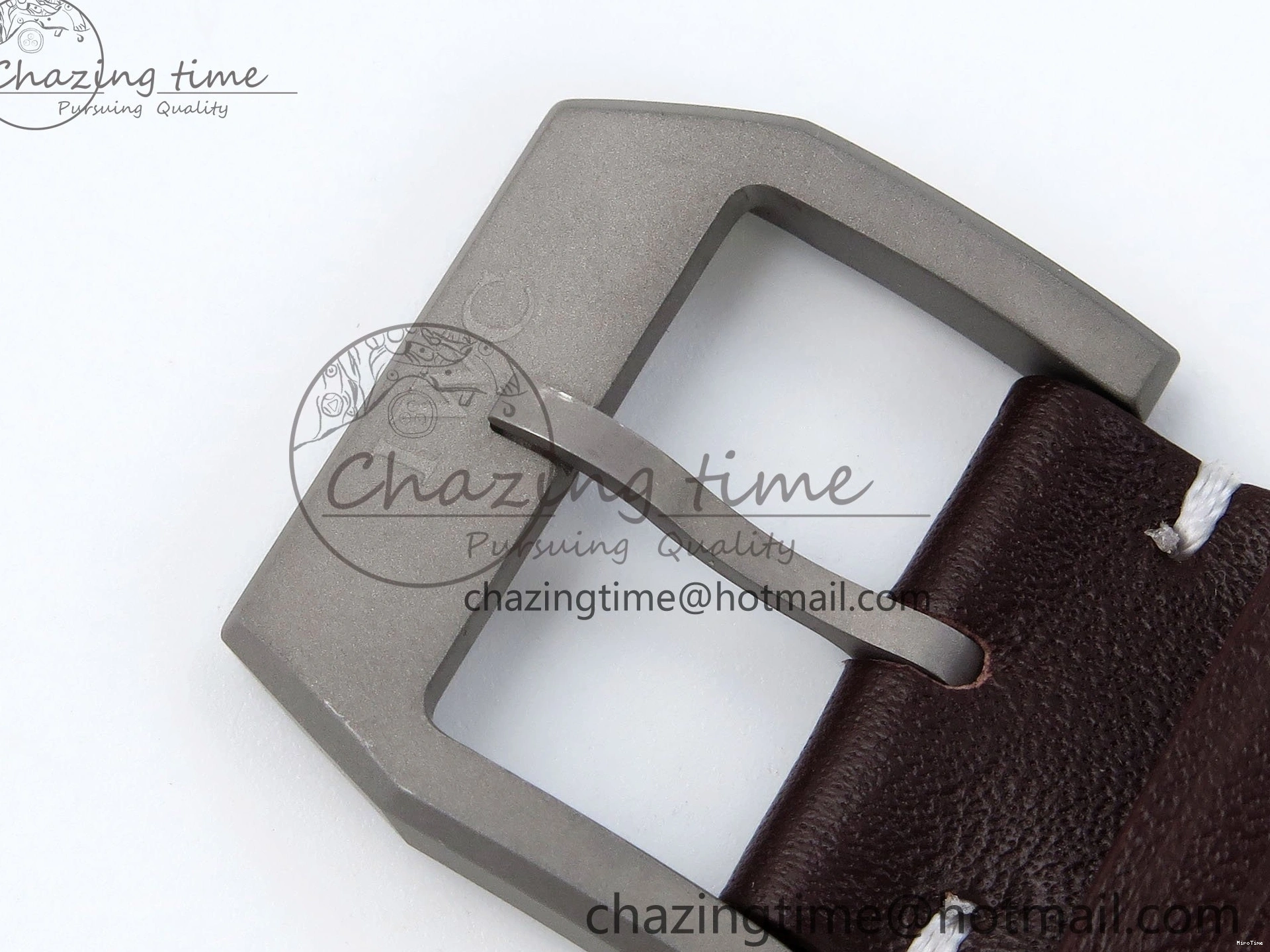 MIROTIME 0515 Pilot Mark XVIII Titanium BLSF 1:1 Best Edition Black Dial on Brown Leather Strap MIYOTA Popular 7020